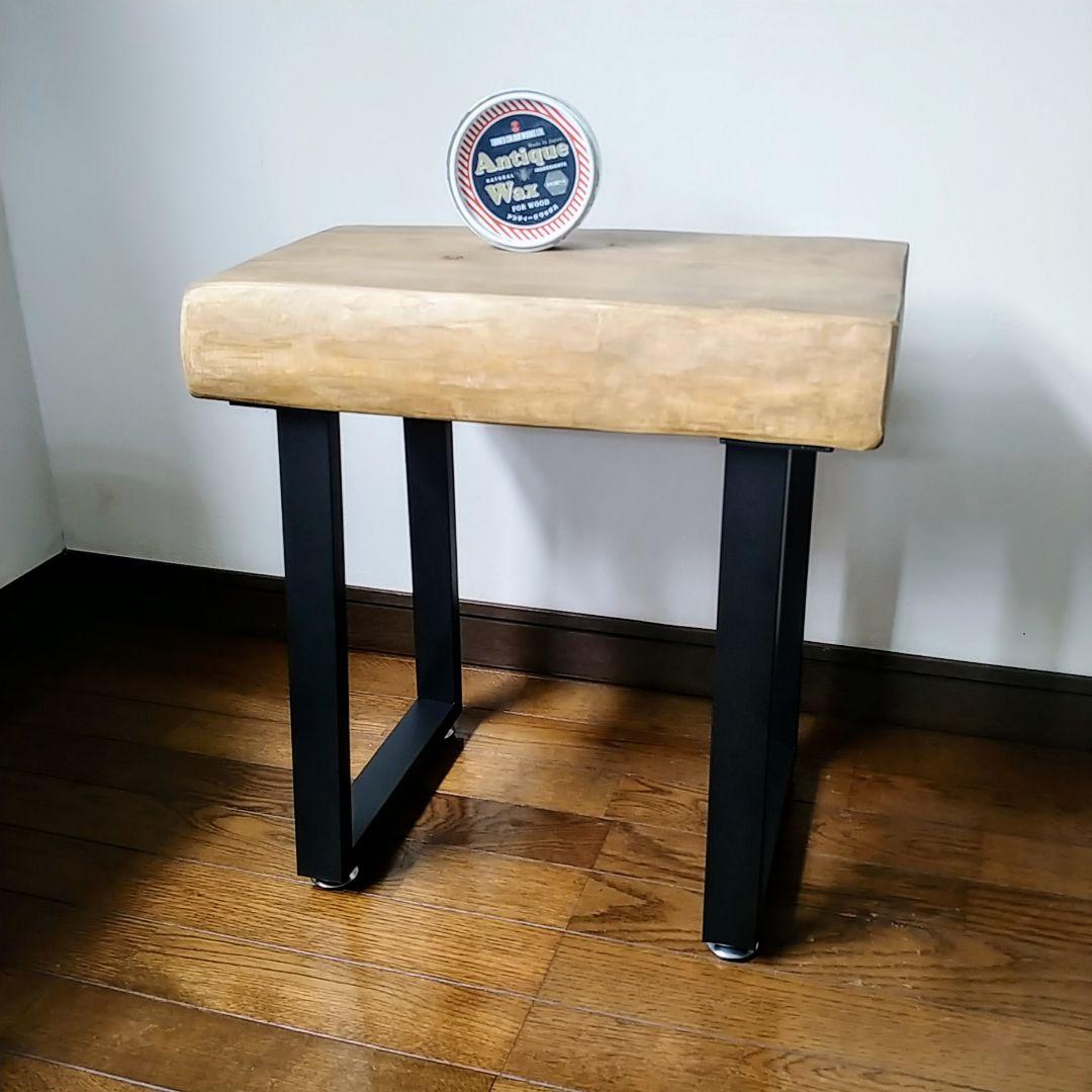 丸太スツール　丸太サイドテーブル ヒノキ