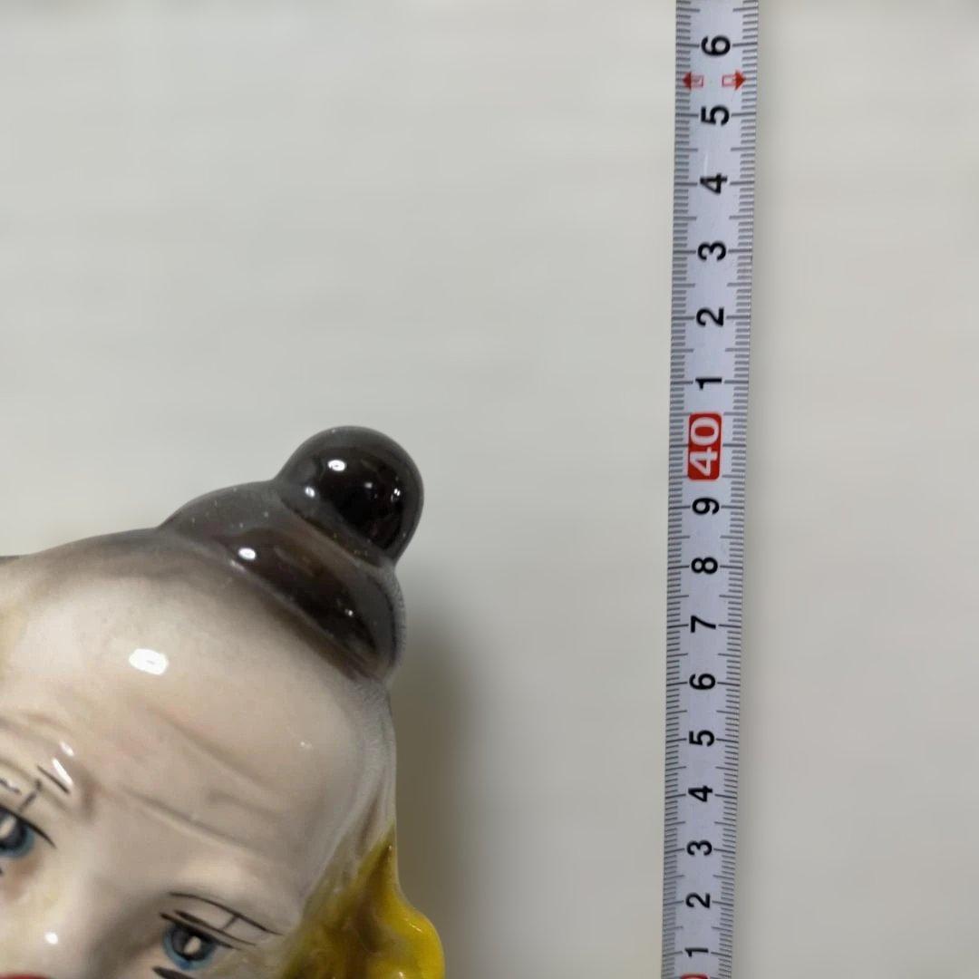 CAPODIMONTE ピエロ陶器人形 ヴァイオリン 置物 260217-9A