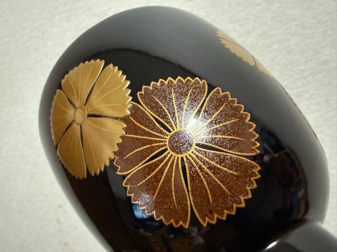 和楽器　蒔絵　小鼓　胴　鼓