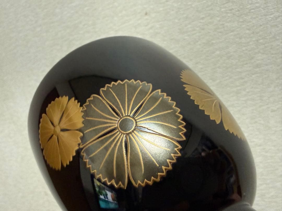 和楽器　蒔絵　小鼓　胴　鼓