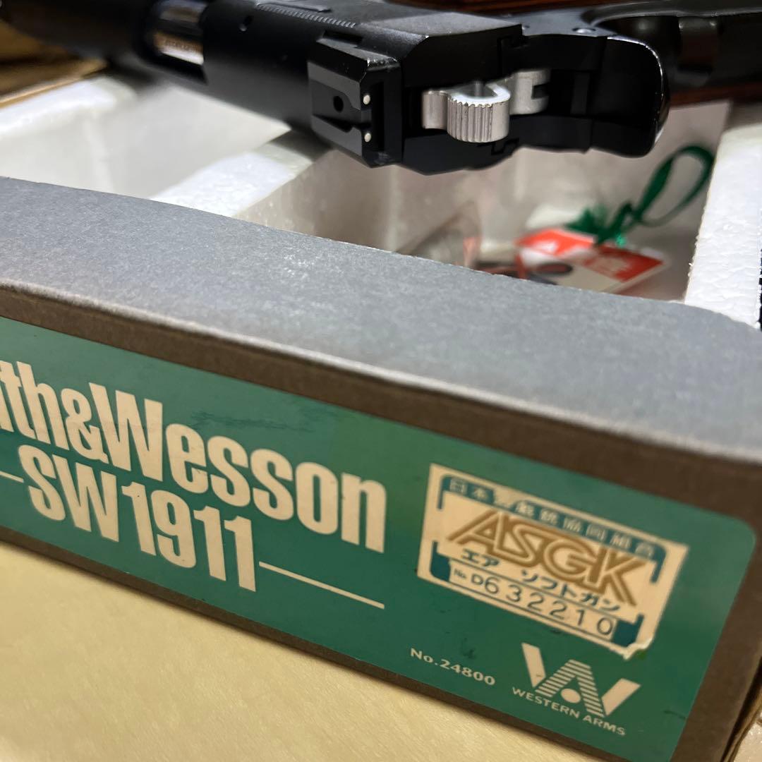 絶版品 レアWA SCW ウエスタンアームズ　SW1911 ガスガン