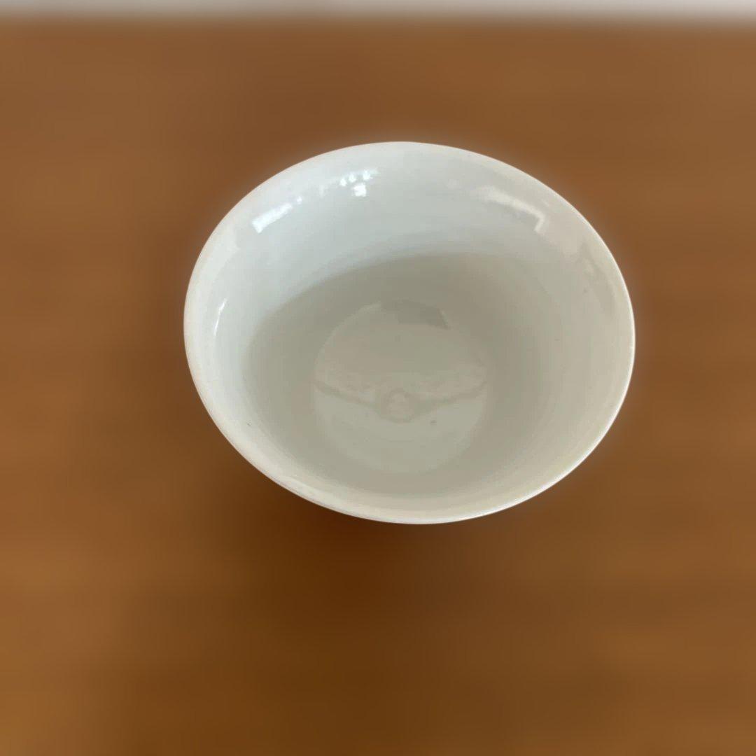 【週末限定価格】工房あめつち　青い鳥の絵柄の飯碗