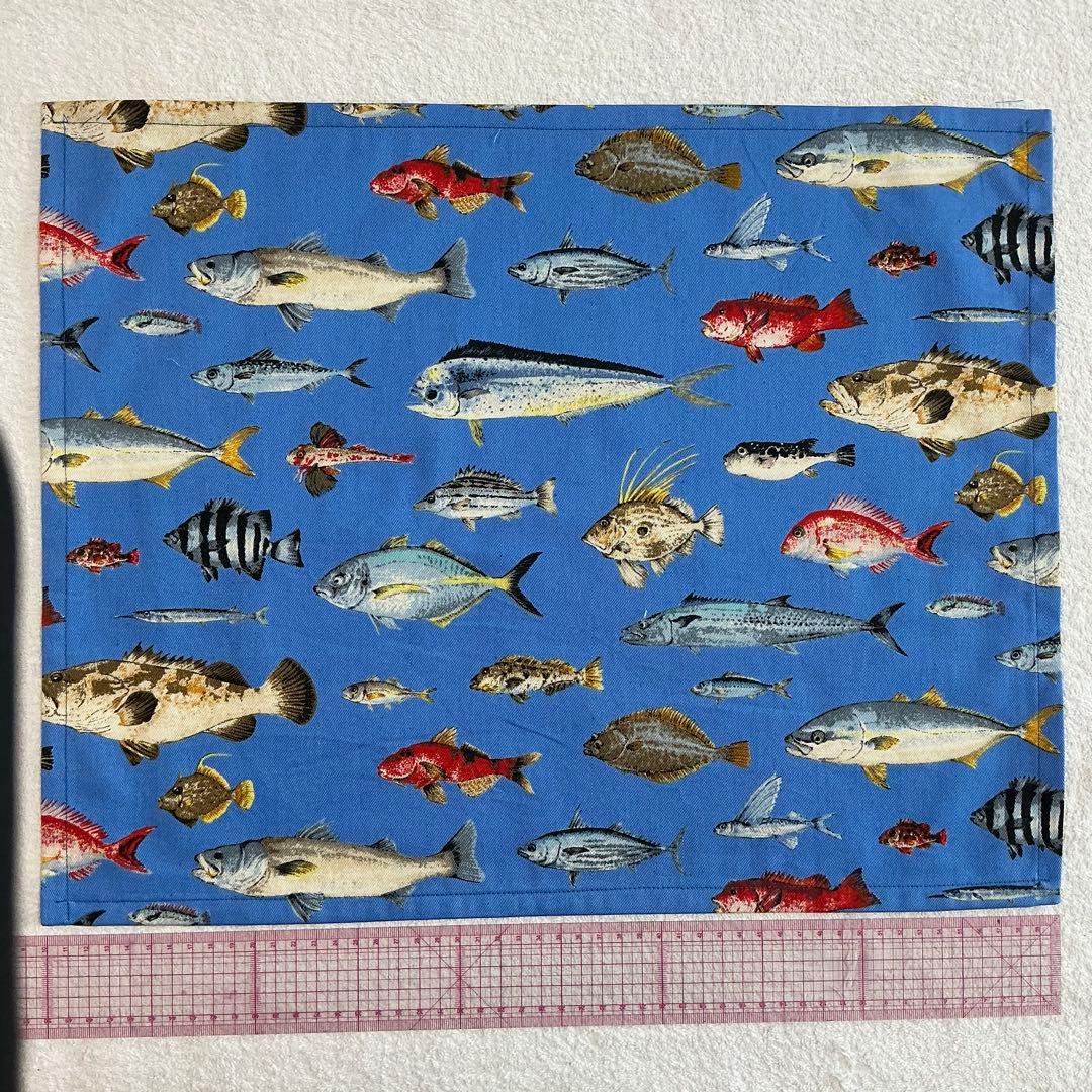 052海 給食セット×5枚 小学校 ランチョンマット ネームタグ 入学 給食