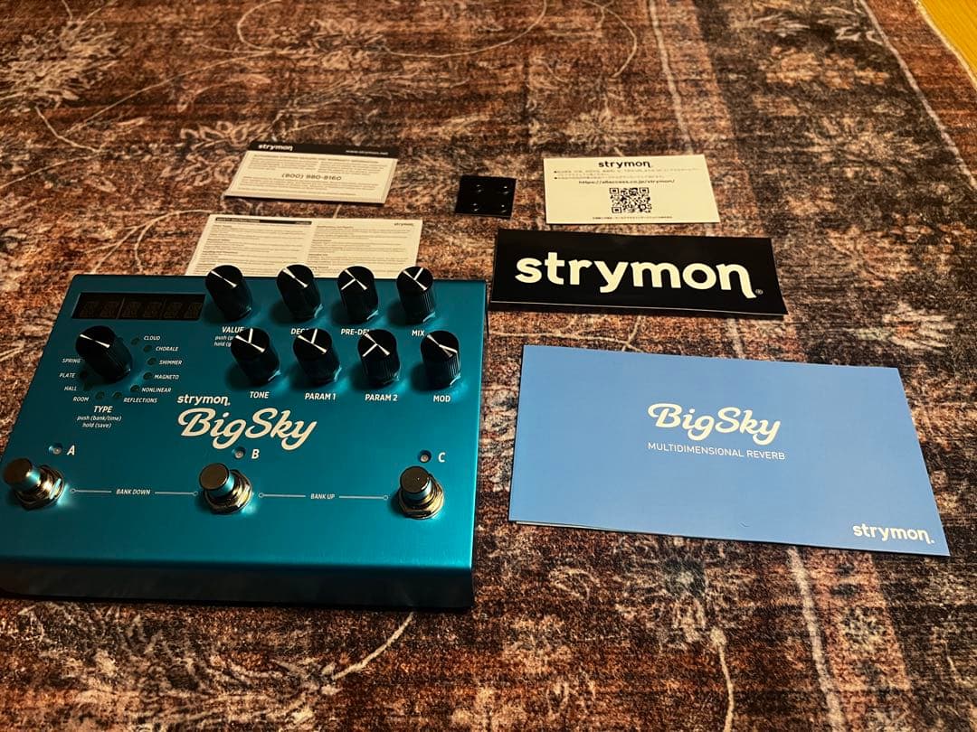 【美品×付属品完備×完動品】STRYMON BigSky　リバーブ