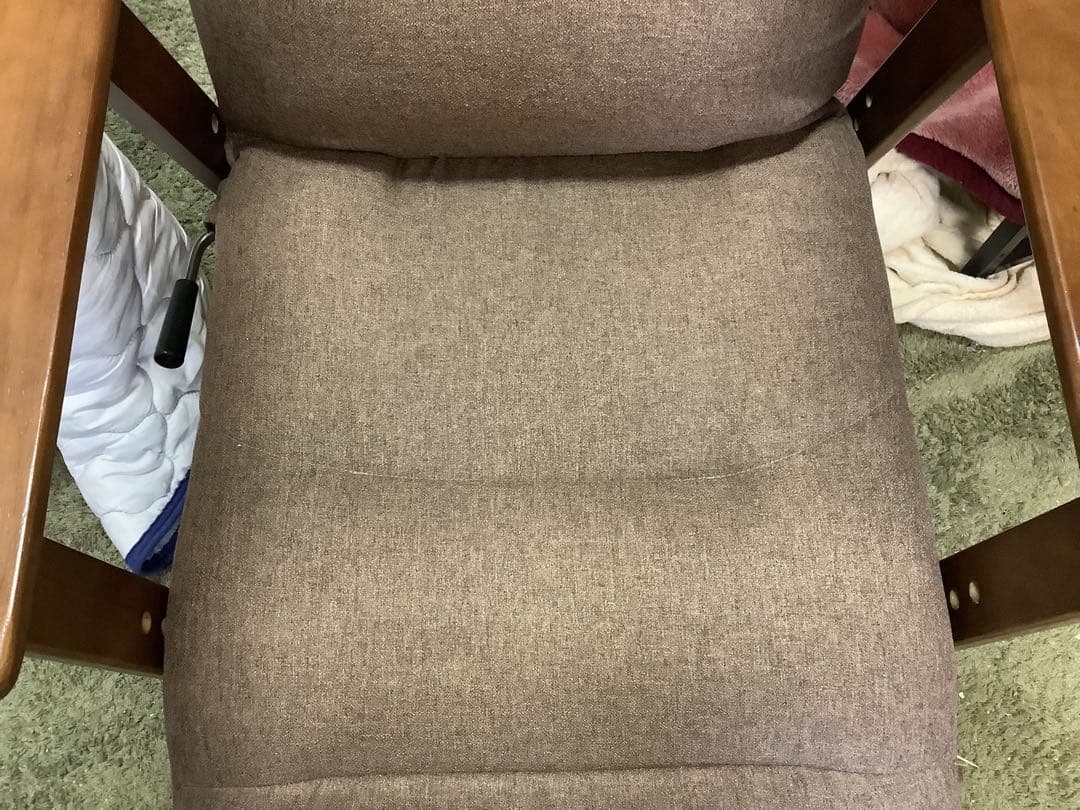 【ゆったりくつろげる】３段調整高座椅子(JC-E01) 完成品 ニトリ