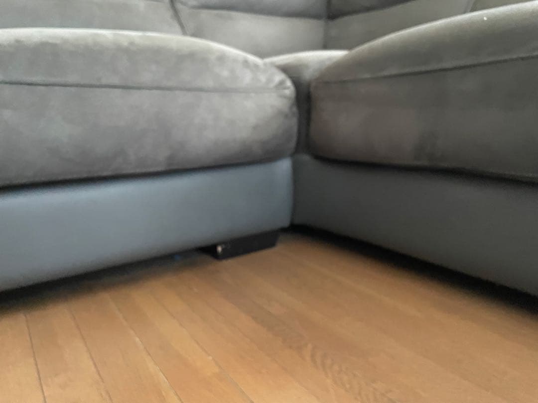 グレー コーナーソファ ファブリック