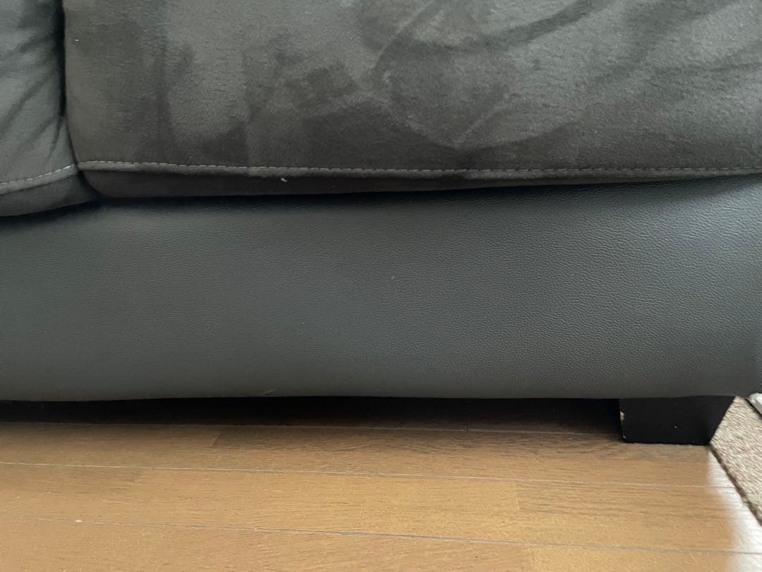 グレー コーナーソファ ファブリック