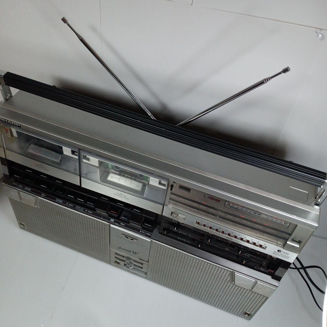 希少 70s 動作品 ダブルラジカセ SHARP シャープ GF-808S