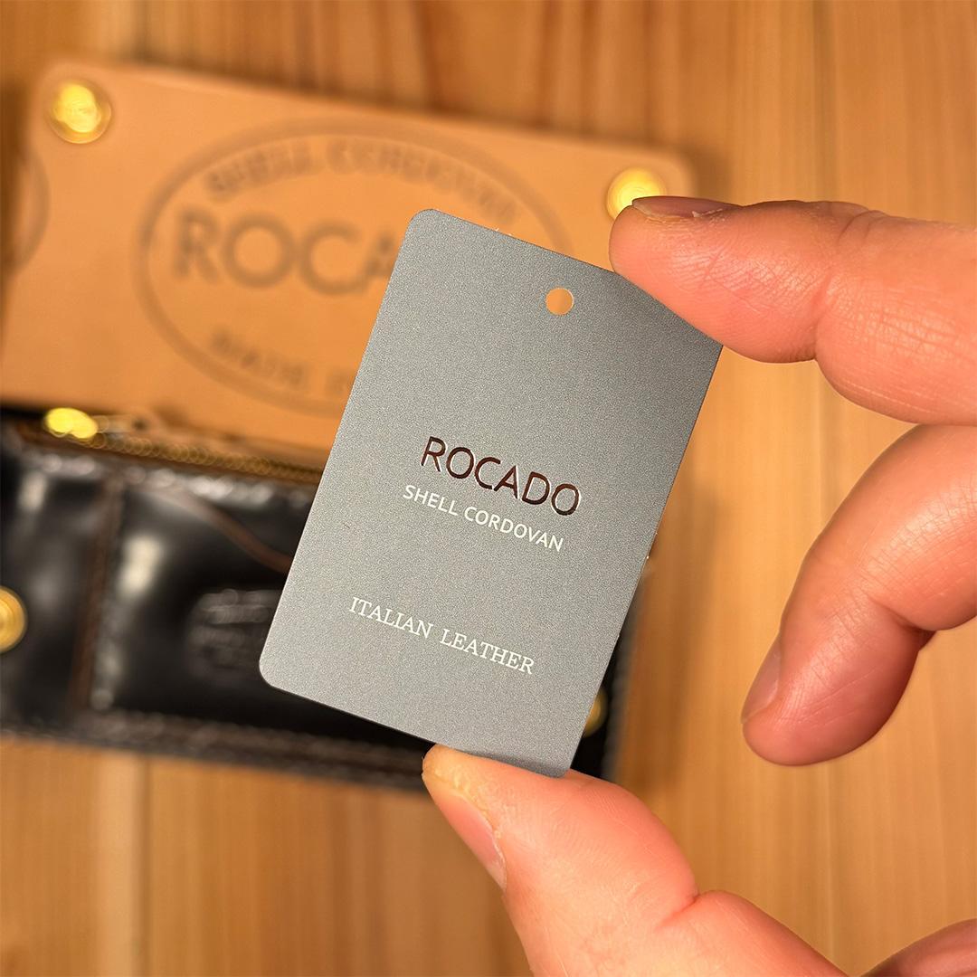 ROCADO – シェルコードバン使用｜ロングトラッカーウォレット・Cブラック