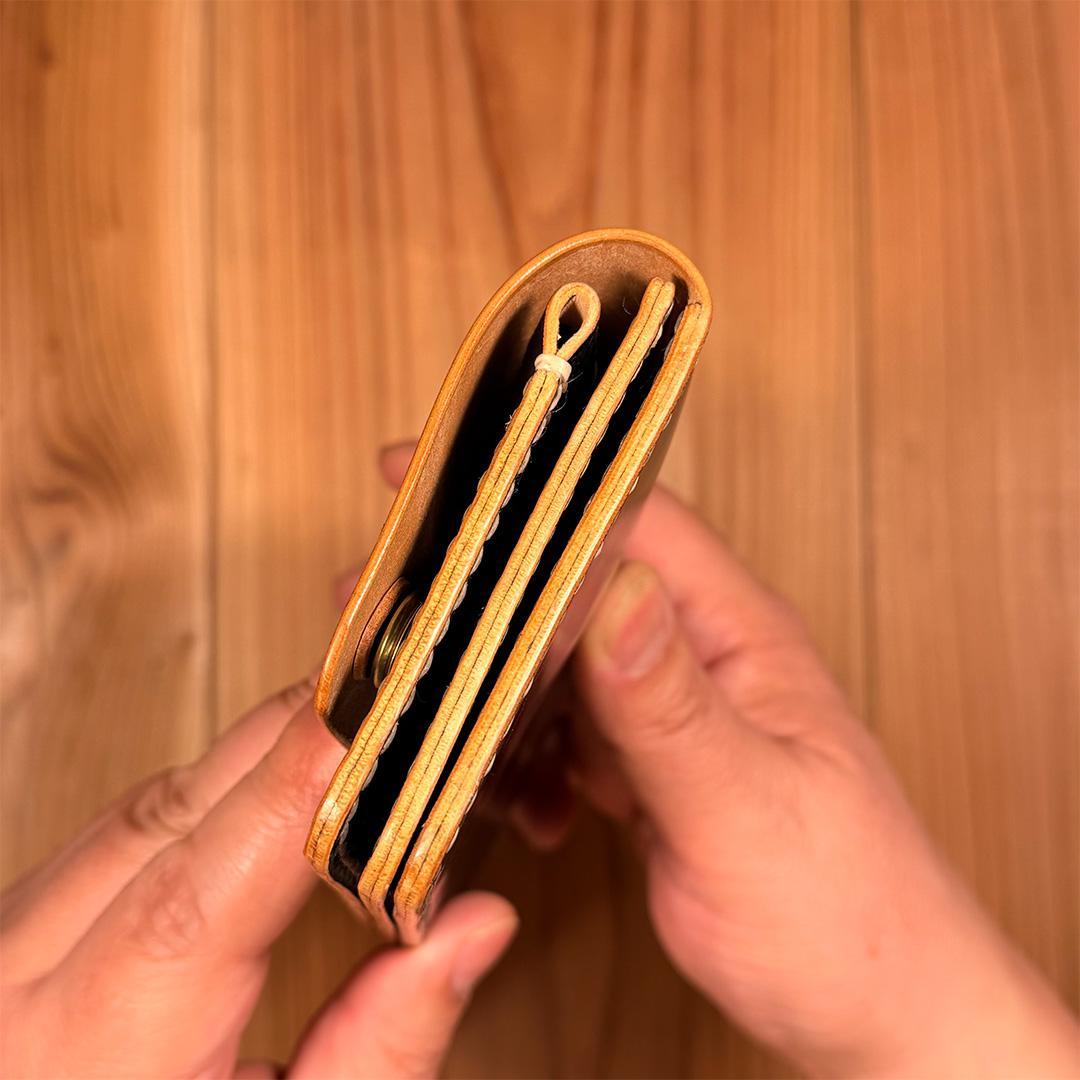 ROCADO – シェルコードバン使用｜ロングトラッカーウォレット・Cブラック