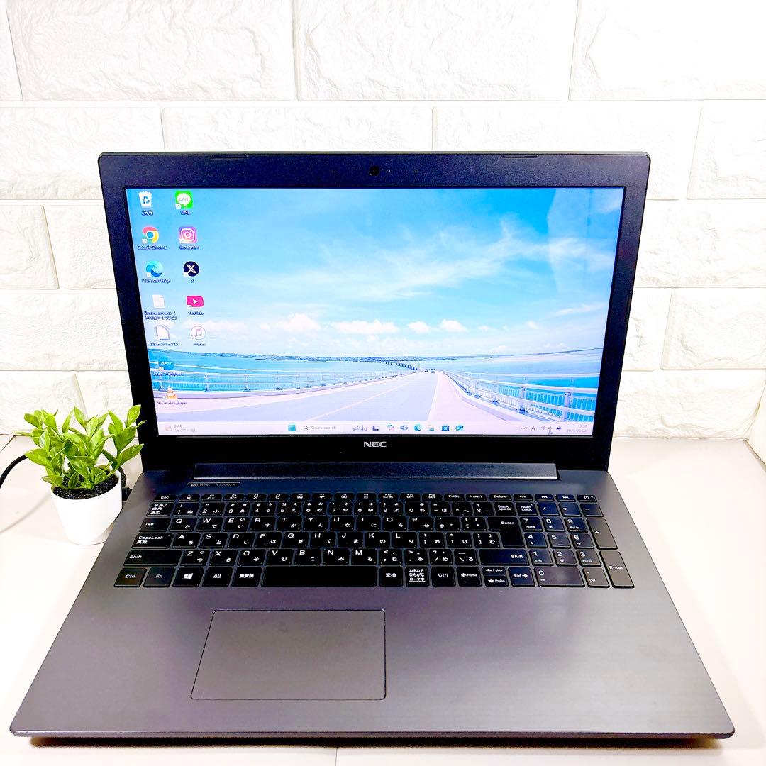 お買い得！ 快適SSD✨メモリ8GB カメラ 第７世代 ノートパソコン NEC