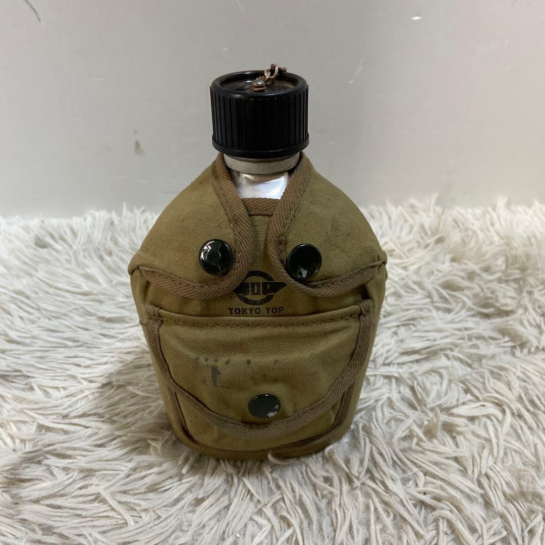 昭和レトロ 象印 蘭柄ポット ＆ TOKYO TOP 水筒 3点セット 希少