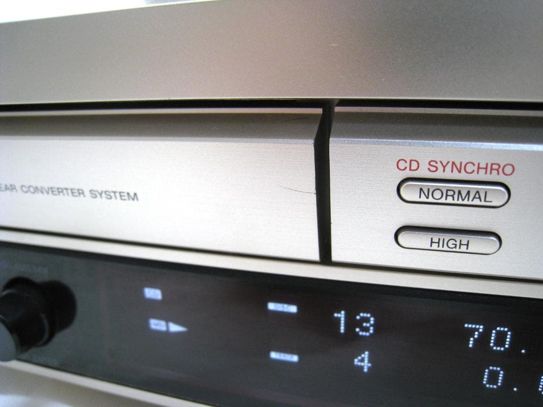 【動作品 整備済み　取説付き】 SONY CD MD デッキ　MXD-D400