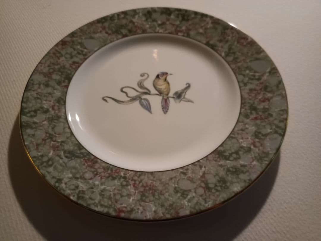 【ウェッジウッド】ハミングバード　カップ&ソーサー　トリオ➕️ディナープレート