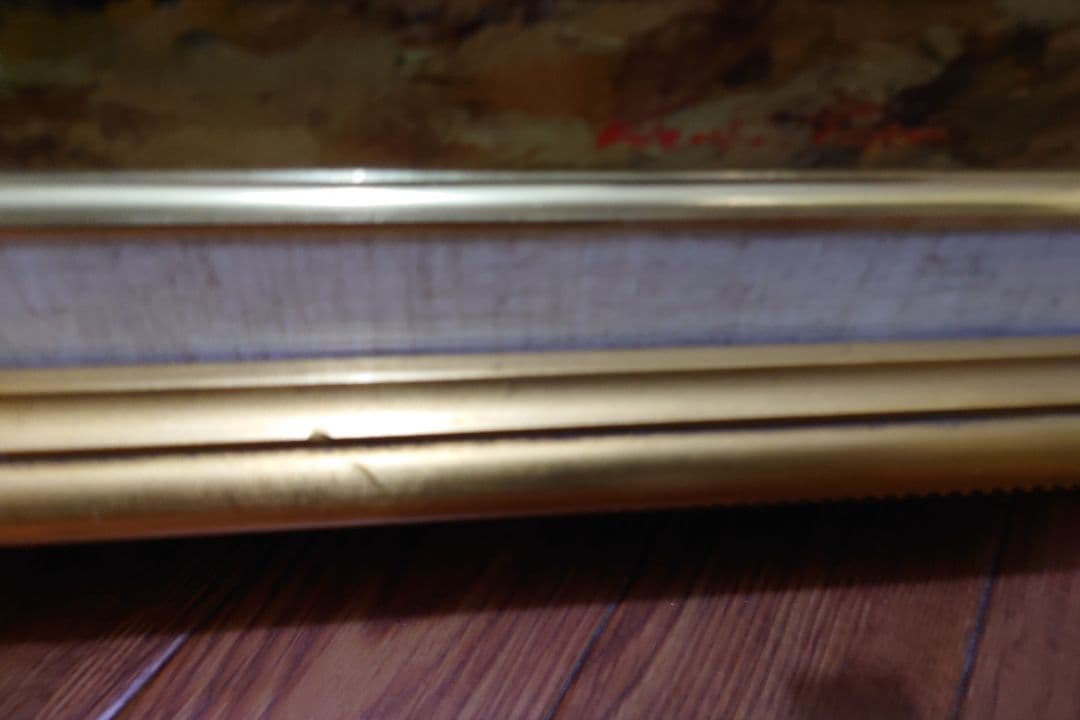 武井 清 「晩秋八ヶ岳山麓」真筆 絵画 油絵 油彩