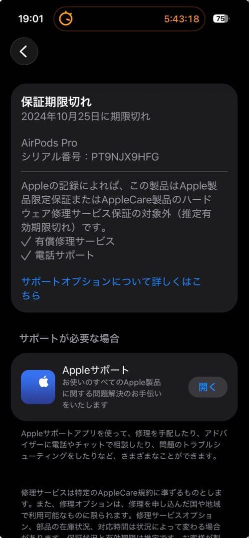 AirPods Pro2 本体 充電ケース付き(TypeC)