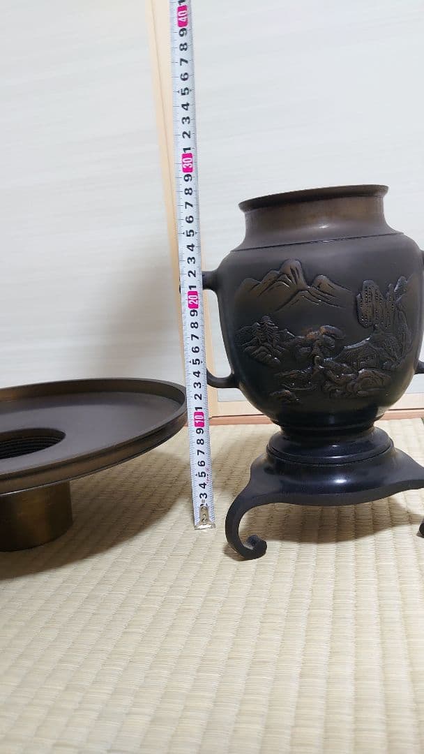 花器、薄端（金属製）