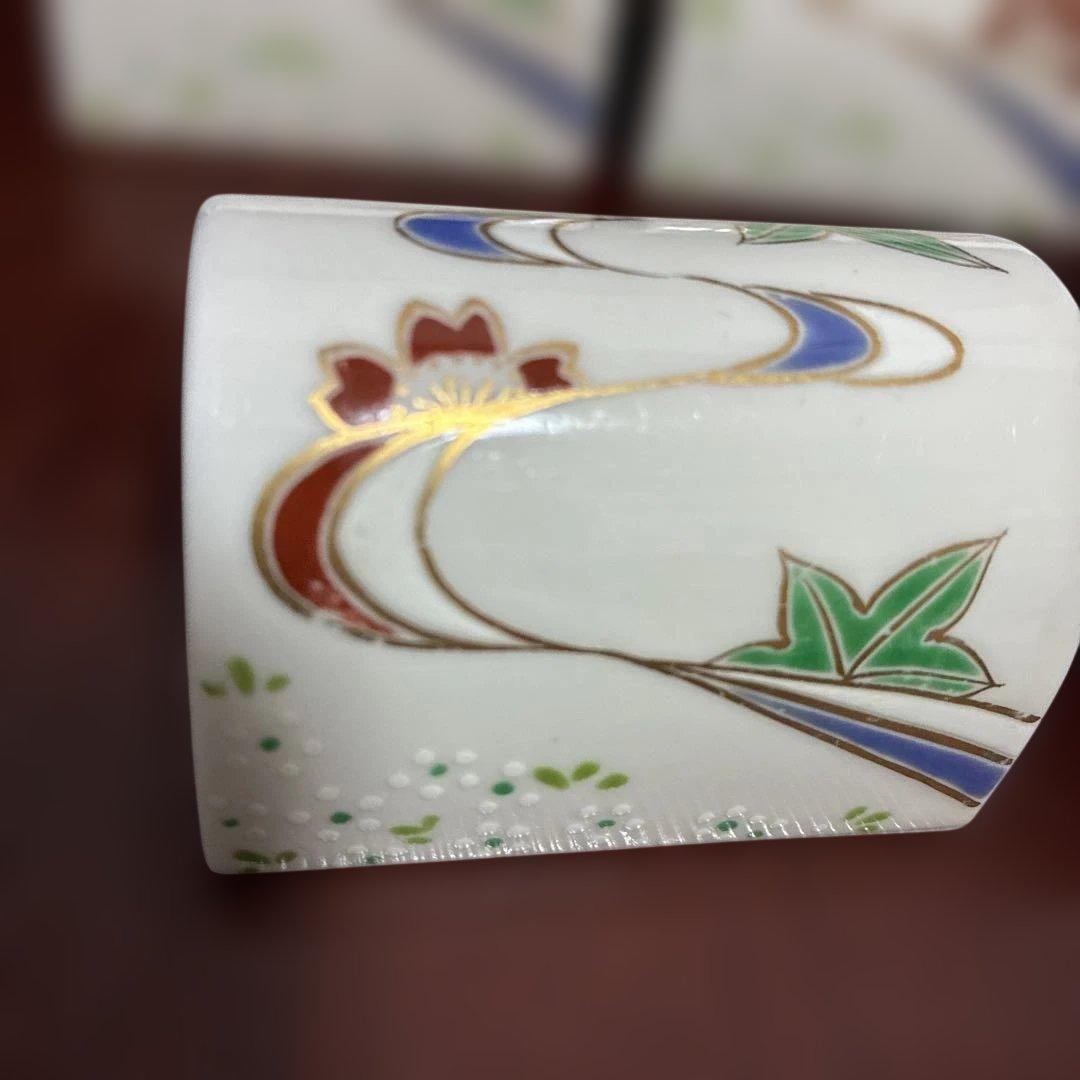 希少品　珍味入れ　カマクラ型　乾山写し　5客