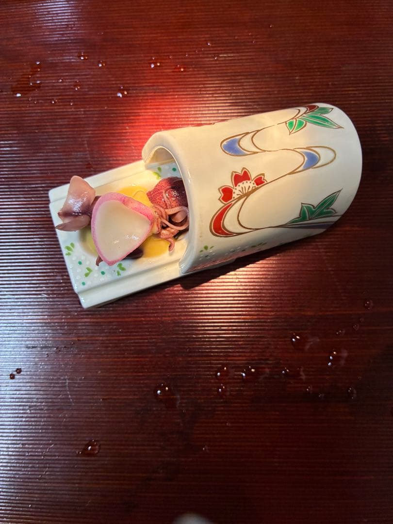 希少品　珍味入れ　カマクラ型　乾山写し　5客