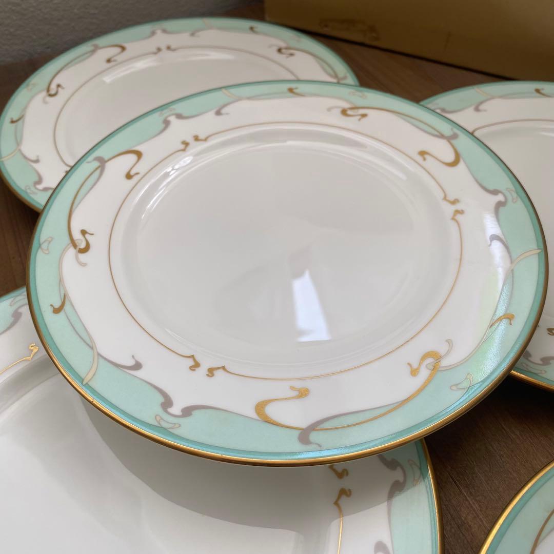 ノリタケ　未使用　廃盤　パヴァーヌ　pavane 皿　ケーキプレート　6枚セット