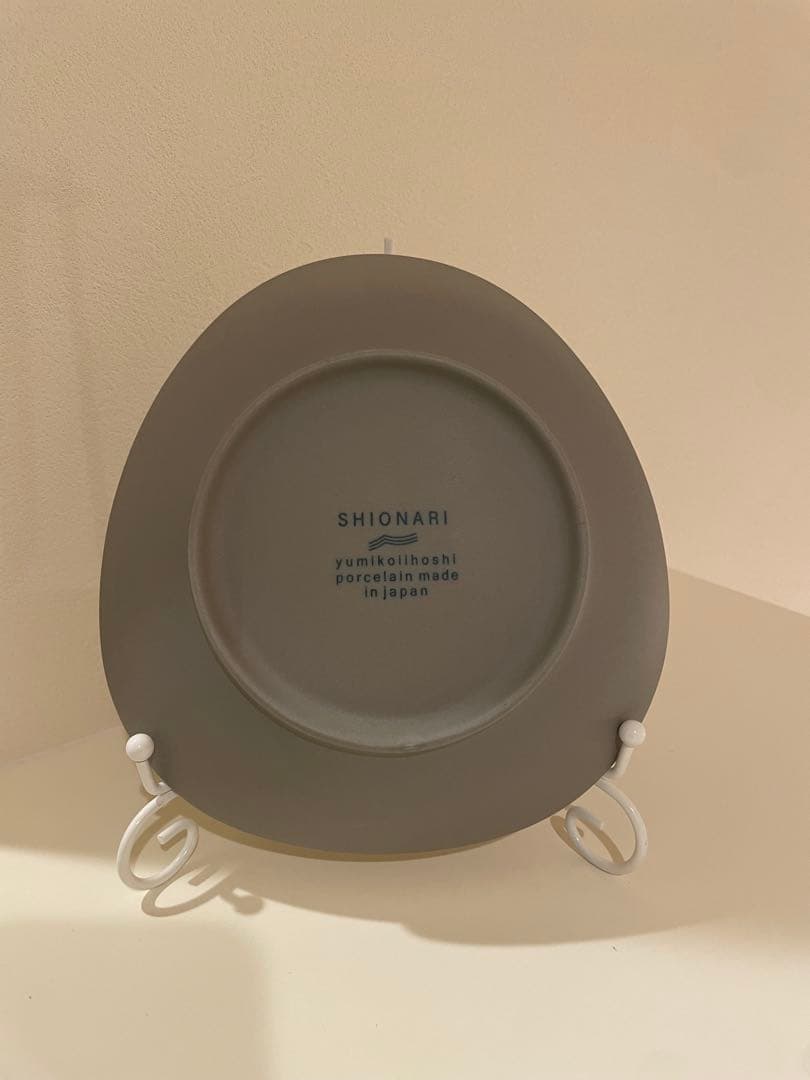 SHIONARI plate 245mm 195mm イイホシユミコ