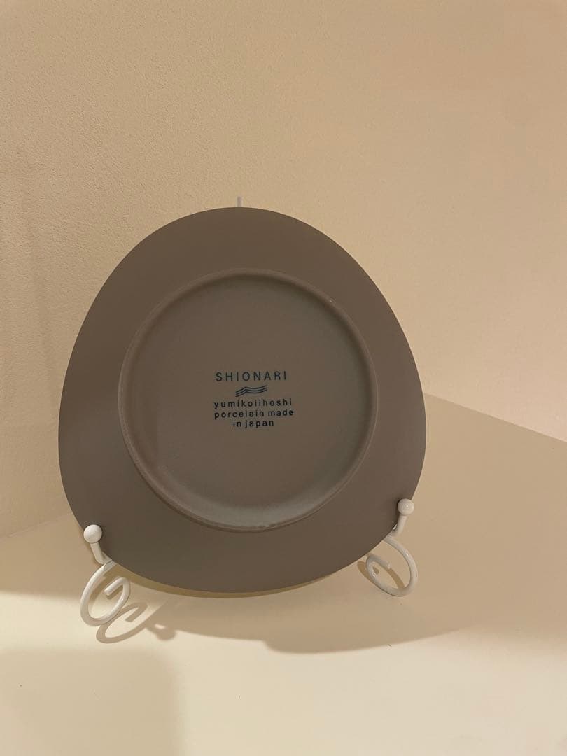 SHIONARI plate 245mm 195mm イイホシユミコ