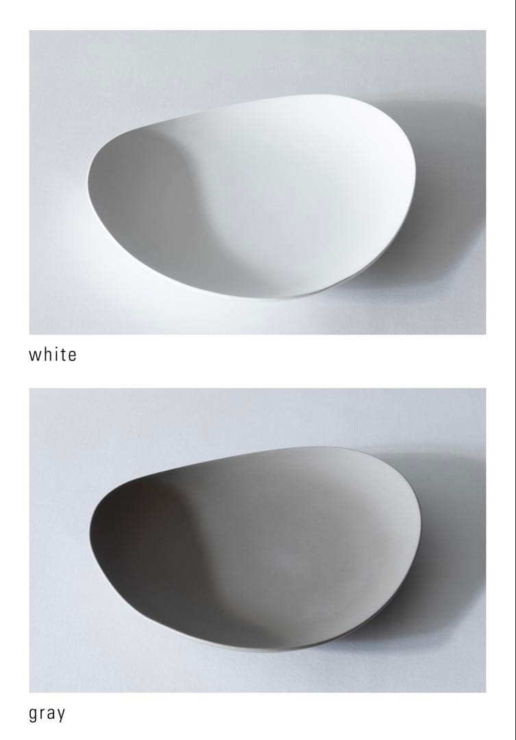 SHIONARI plate 245mm 195mm イイホシユミコ