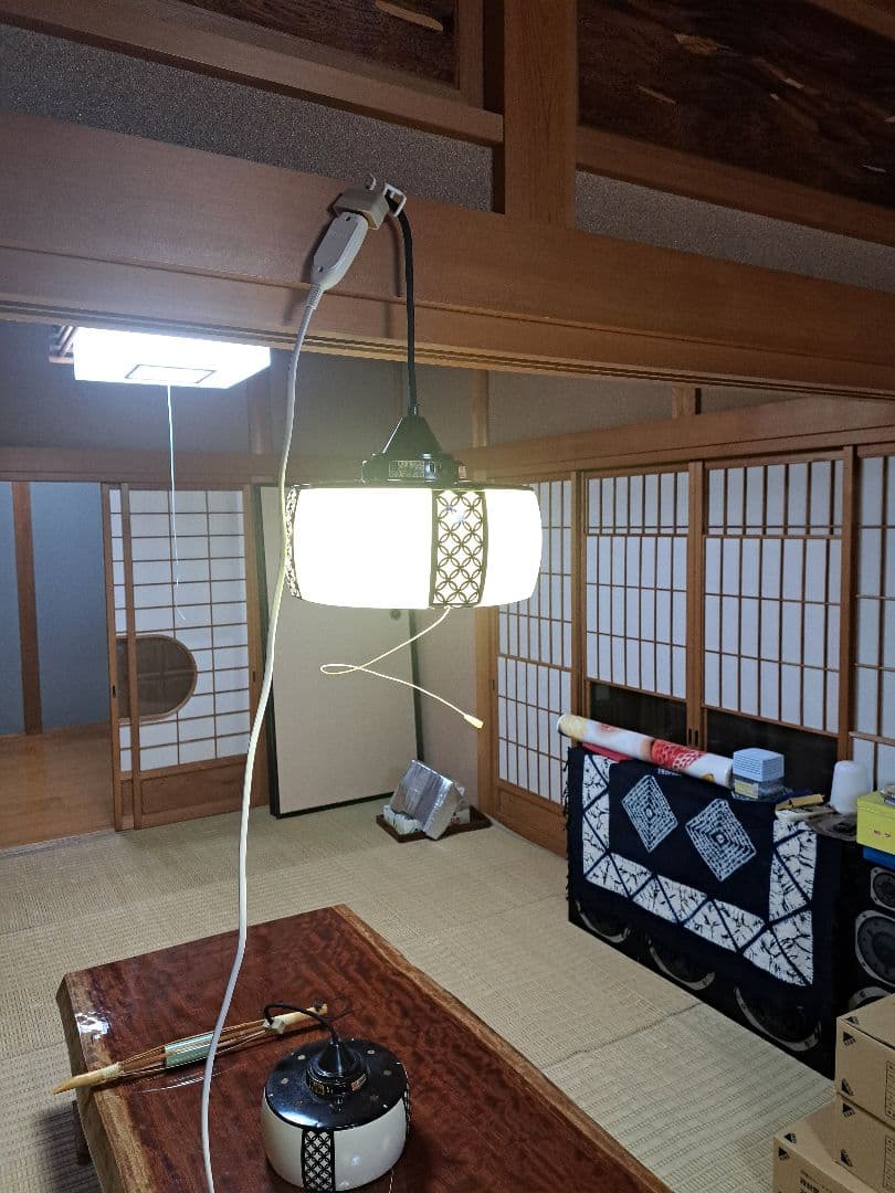 和風デザイン 吊り下げ式照明　2個セット