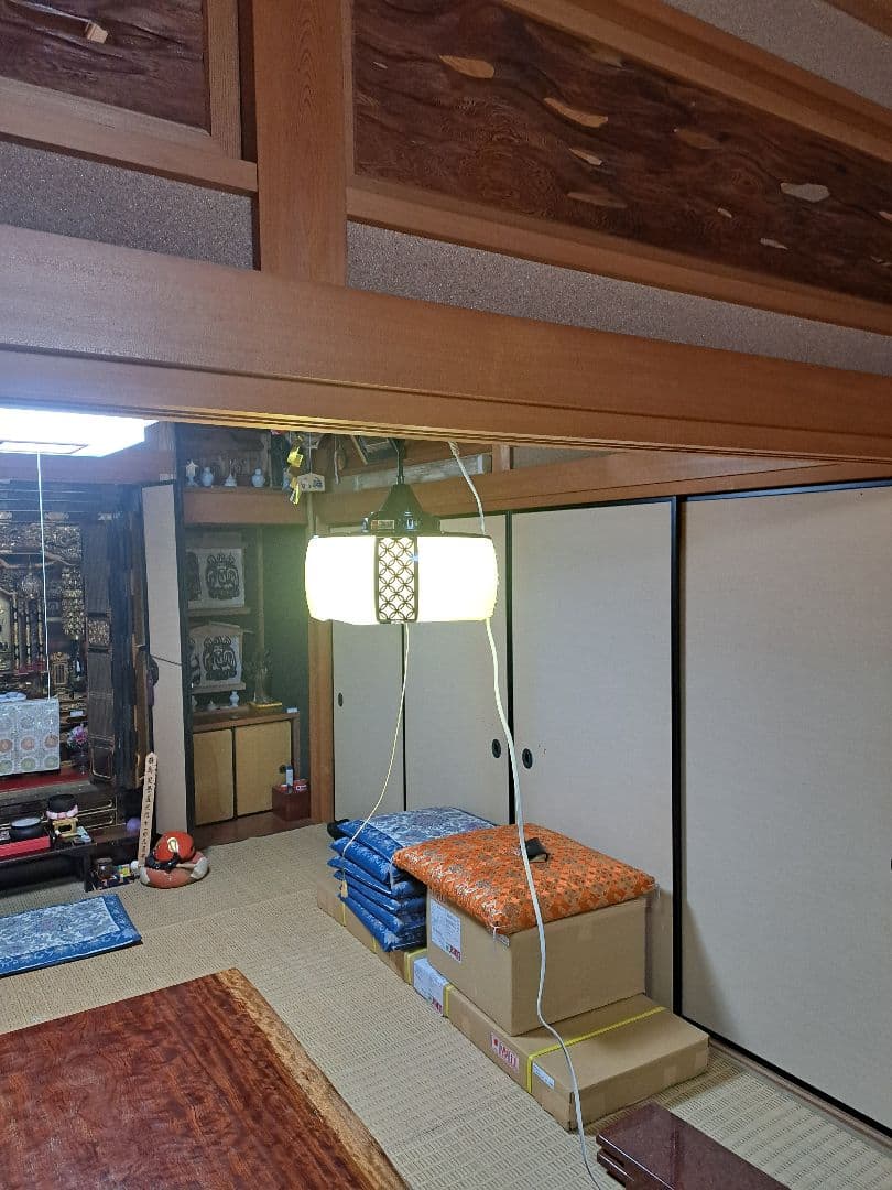 和風デザイン 吊り下げ式照明　2個セット