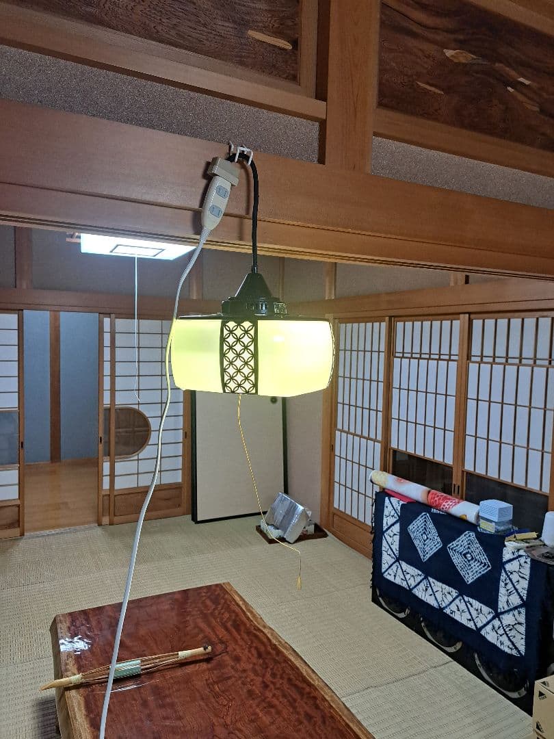 和風デザイン 吊り下げ式照明　2個セット