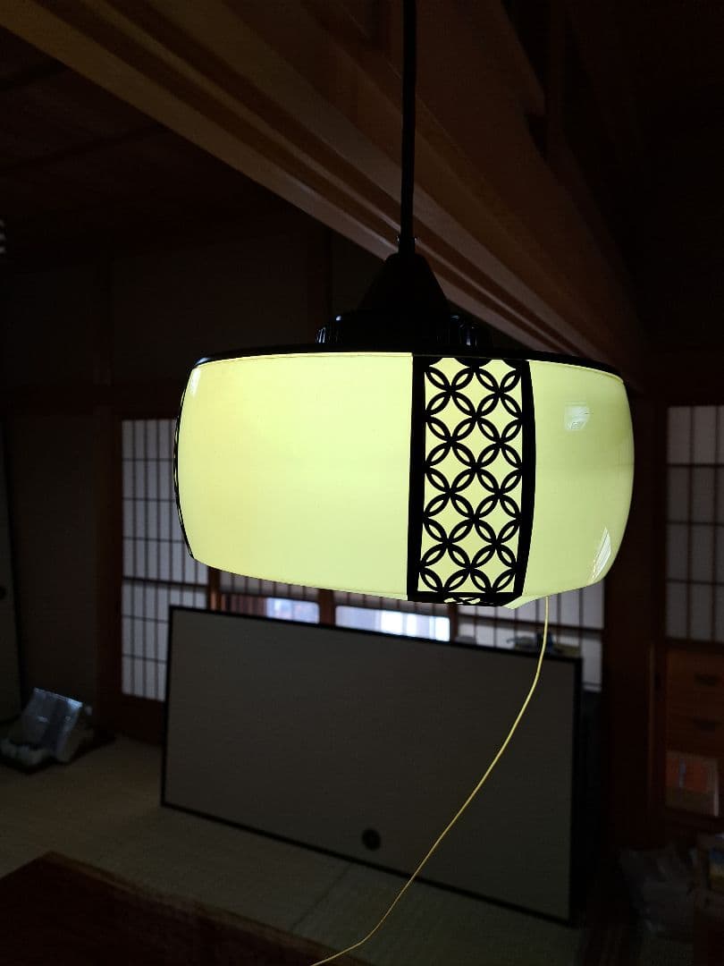 和風デザイン 吊り下げ式照明　2個セット