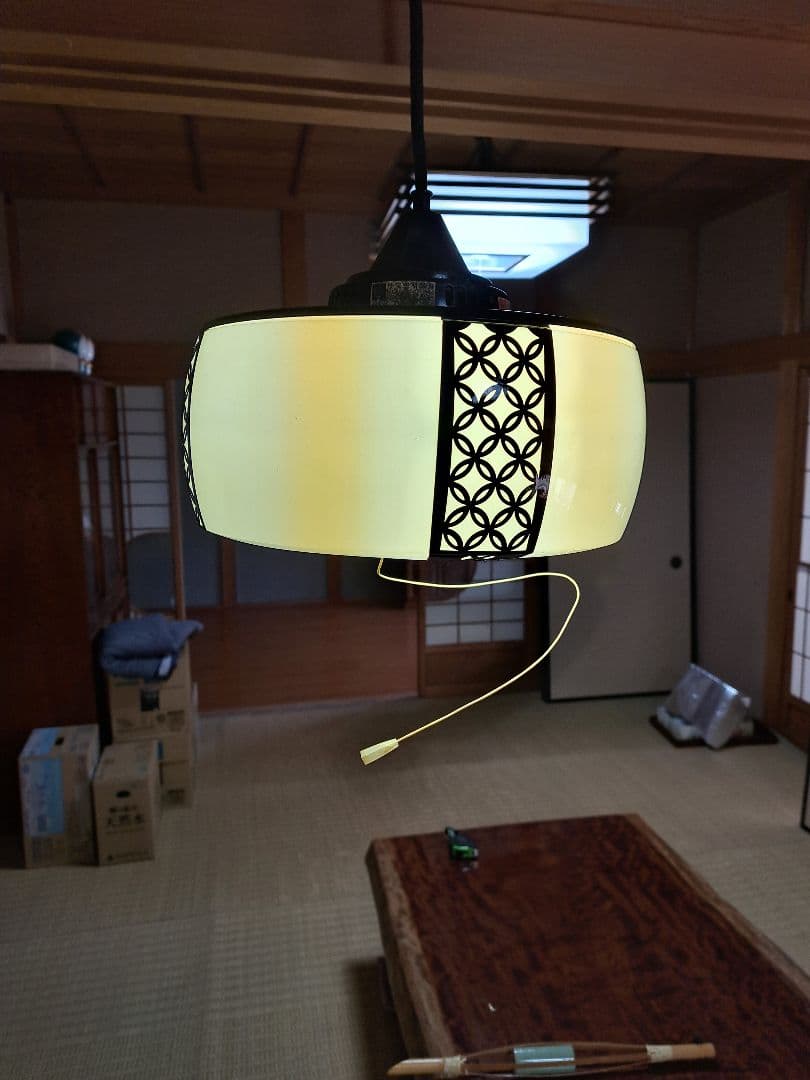 和風デザイン 吊り下げ式照明　2個セット