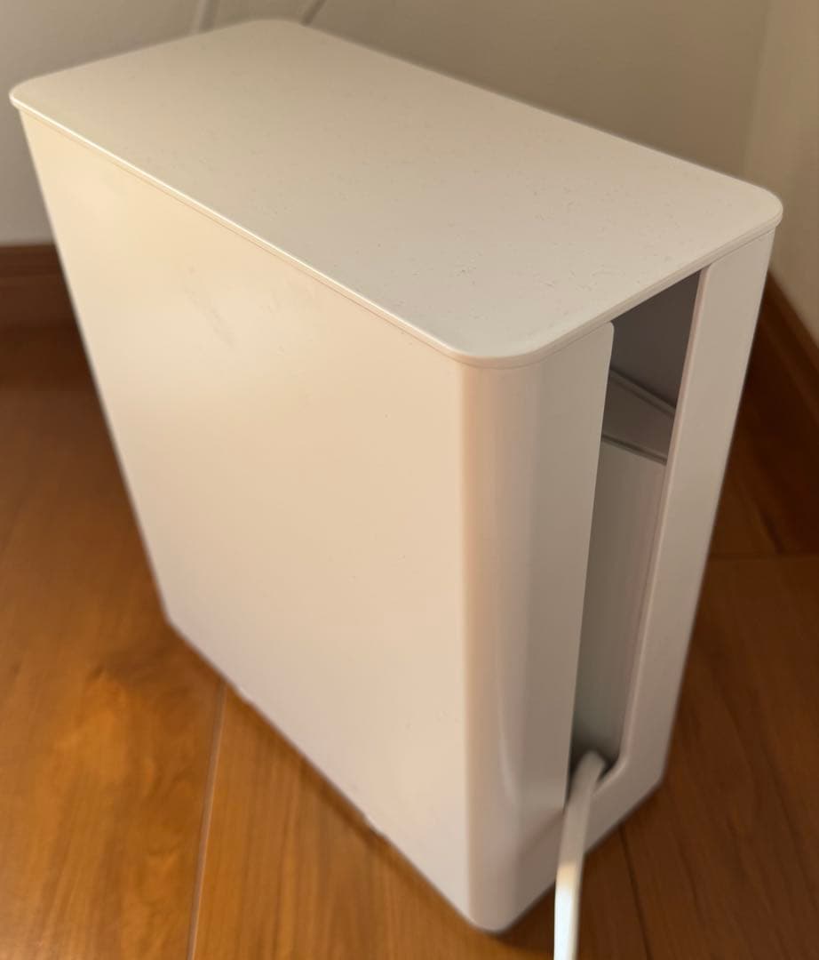 【美品】ルーター収納ボックス白 大型 ケーブル隠し配線整理コンセント インテリア