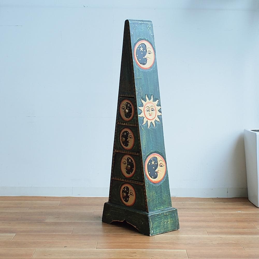 バリ島 スーベニア 三角チェスト 民芸品 アジアン雑貨 珍品