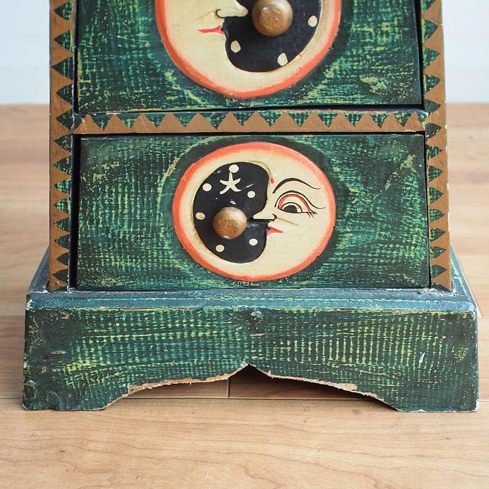 バリ島 スーベニア 三角チェスト 民芸品 アジアン雑貨 珍品