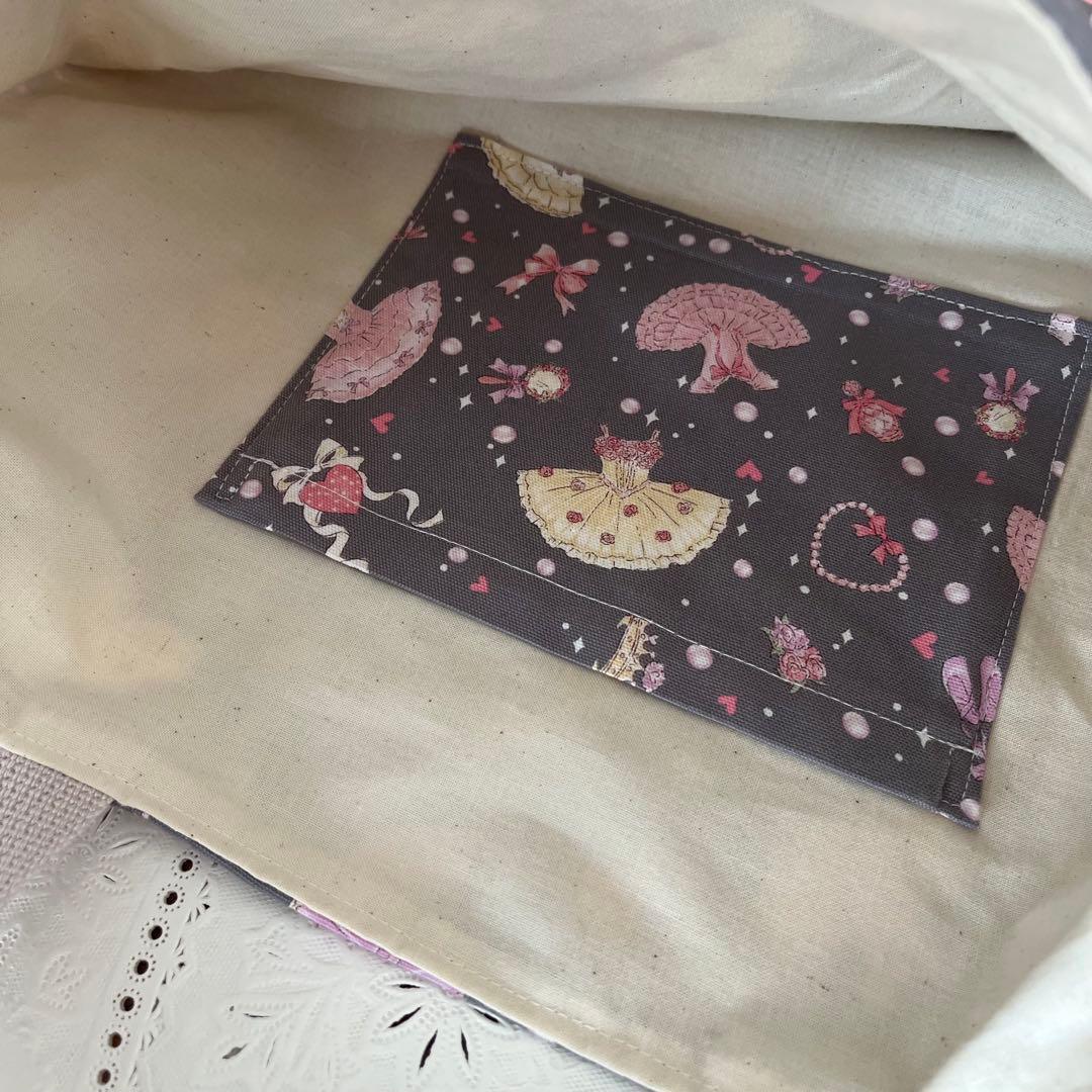 入園入学3点セット♡レッスンバッグ　上靴入れ　お着替え入れ　女の子ネームタグ無料