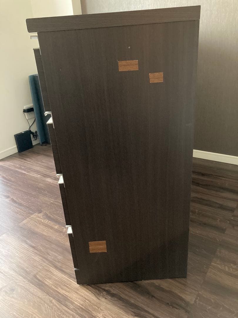 ニトリ 120-90-42cm. チェスト タンス ダークブラウン お得