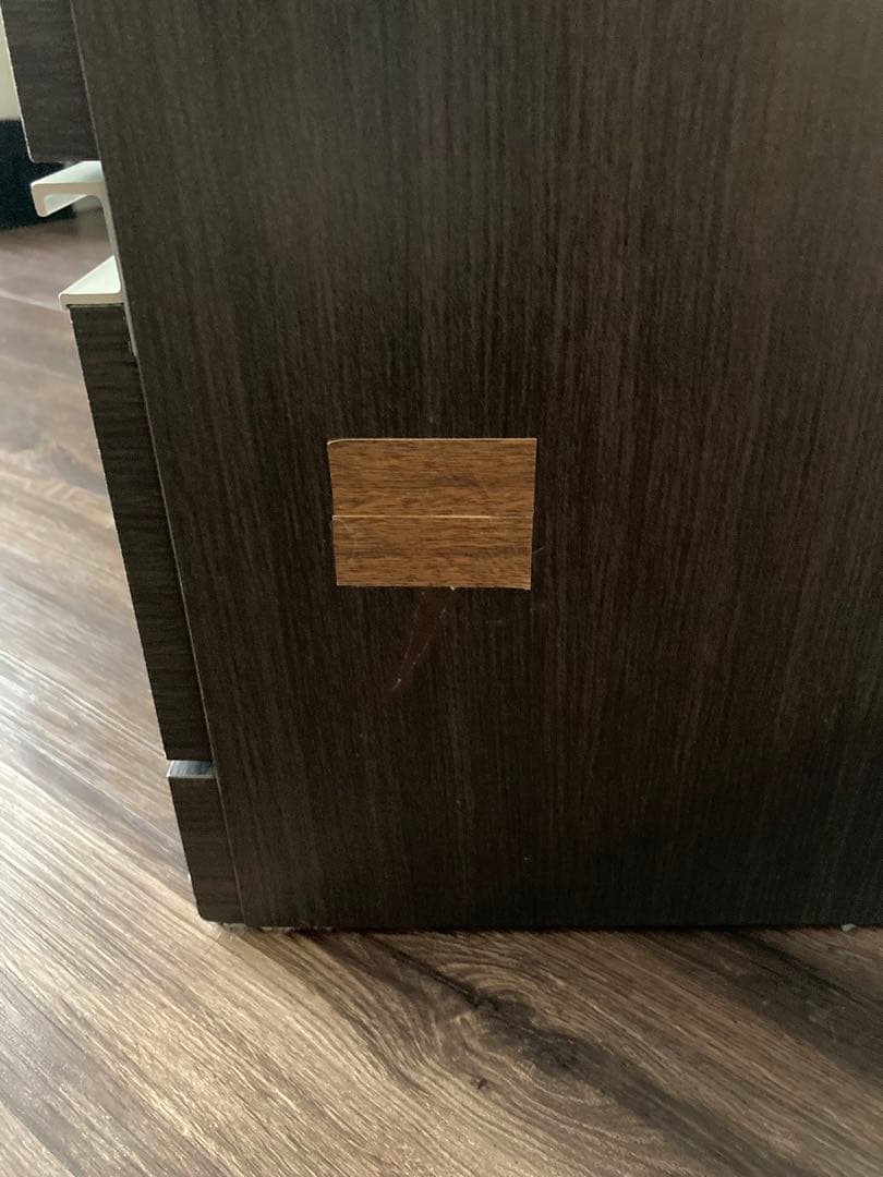 ニトリ 120-90-42cm. チェスト タンス ダークブラウン お得