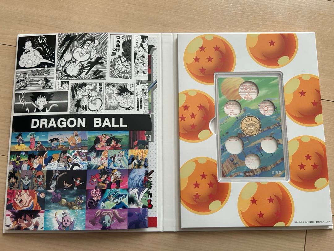 ドラゴンボール40周年記念 貨幣セット（硬貨抜き）