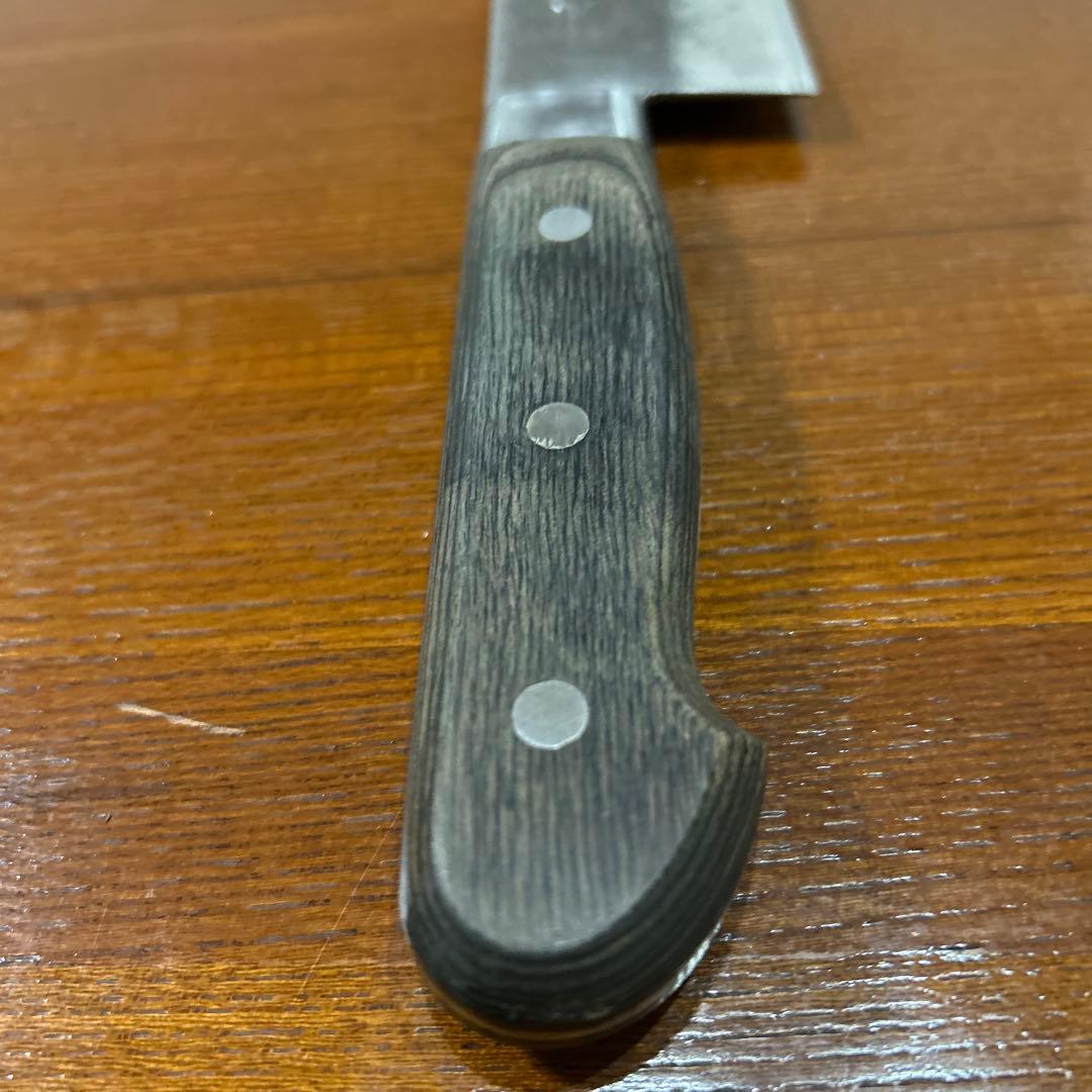 牛刀包丁 兼松作 全長40,5cm刃27cm重約255g厚約2mm ★送料無料