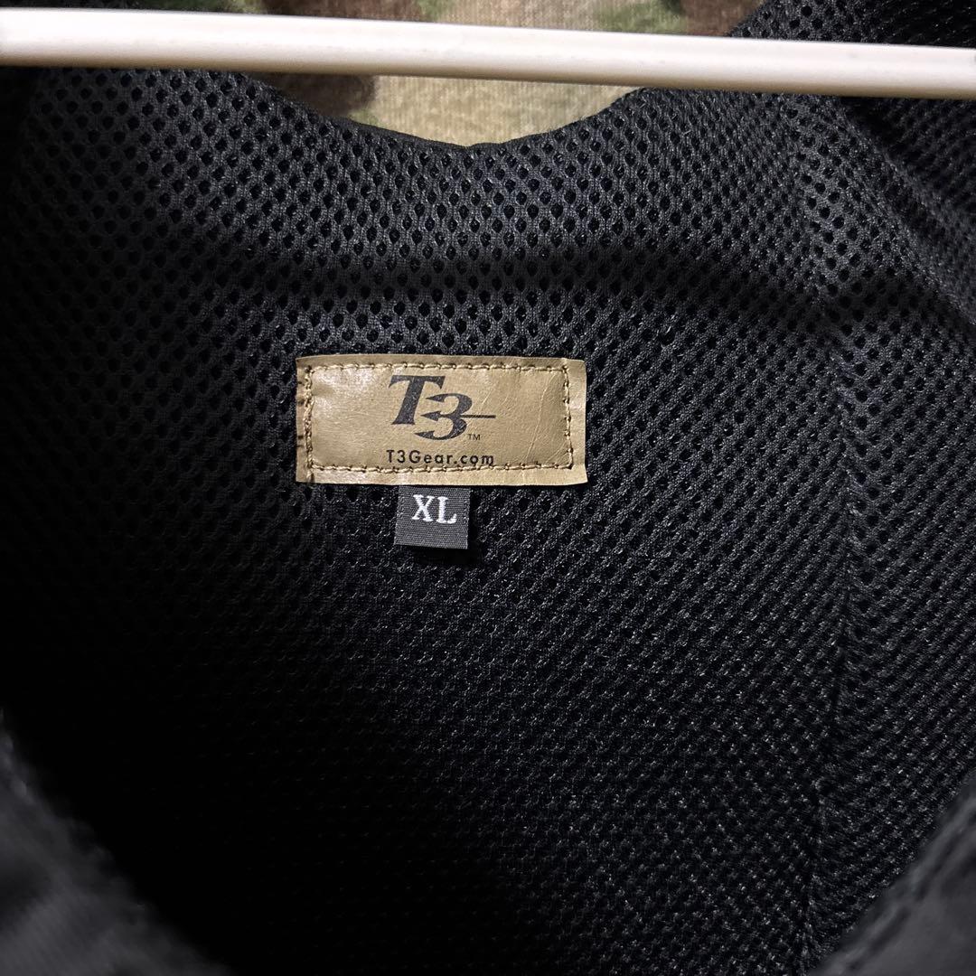 美品　米軍放出品　T3 GEAR キャリアプレート　ブラック　送料無料