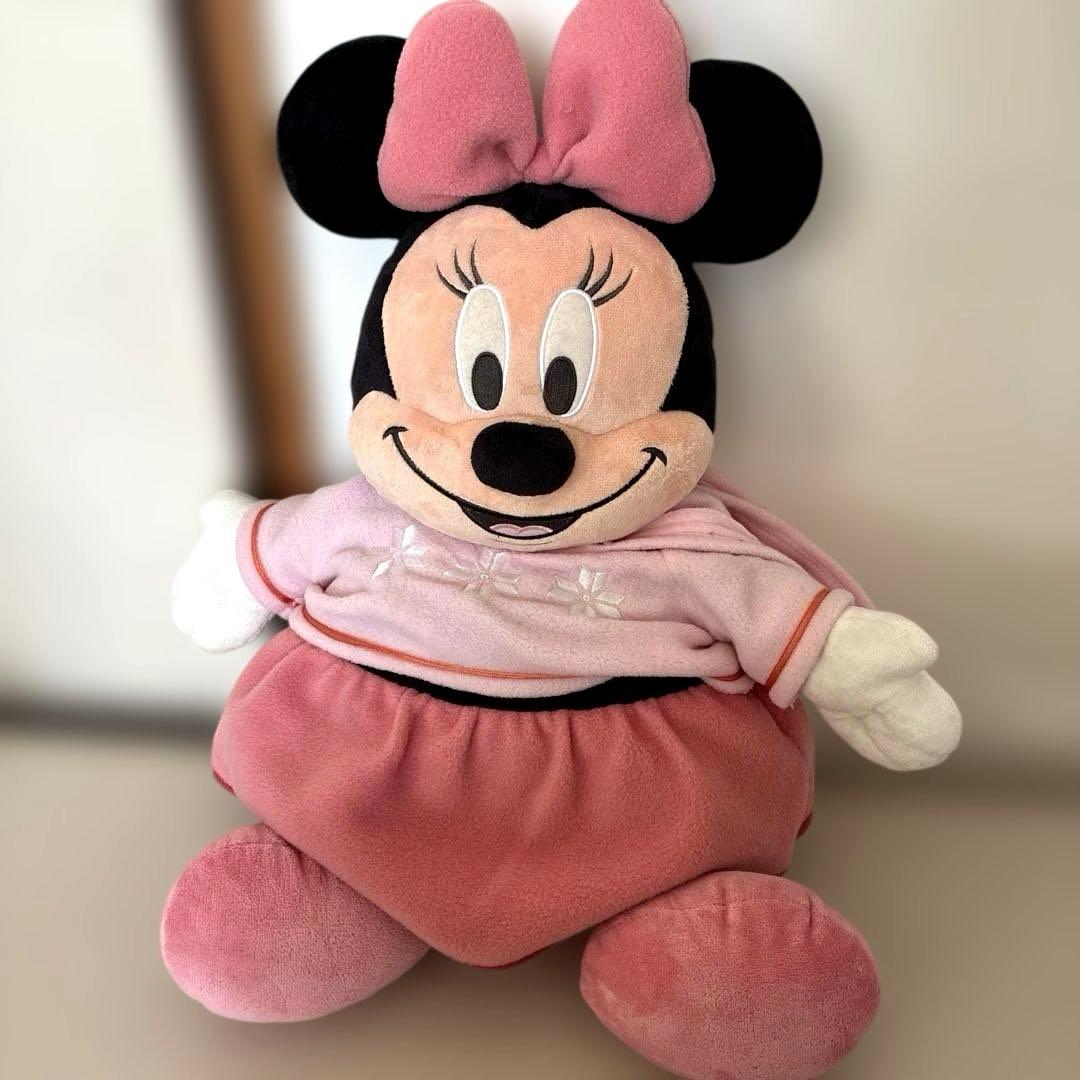ミニー　ディズニー　ぬいぐるみ　ブランケット　冬