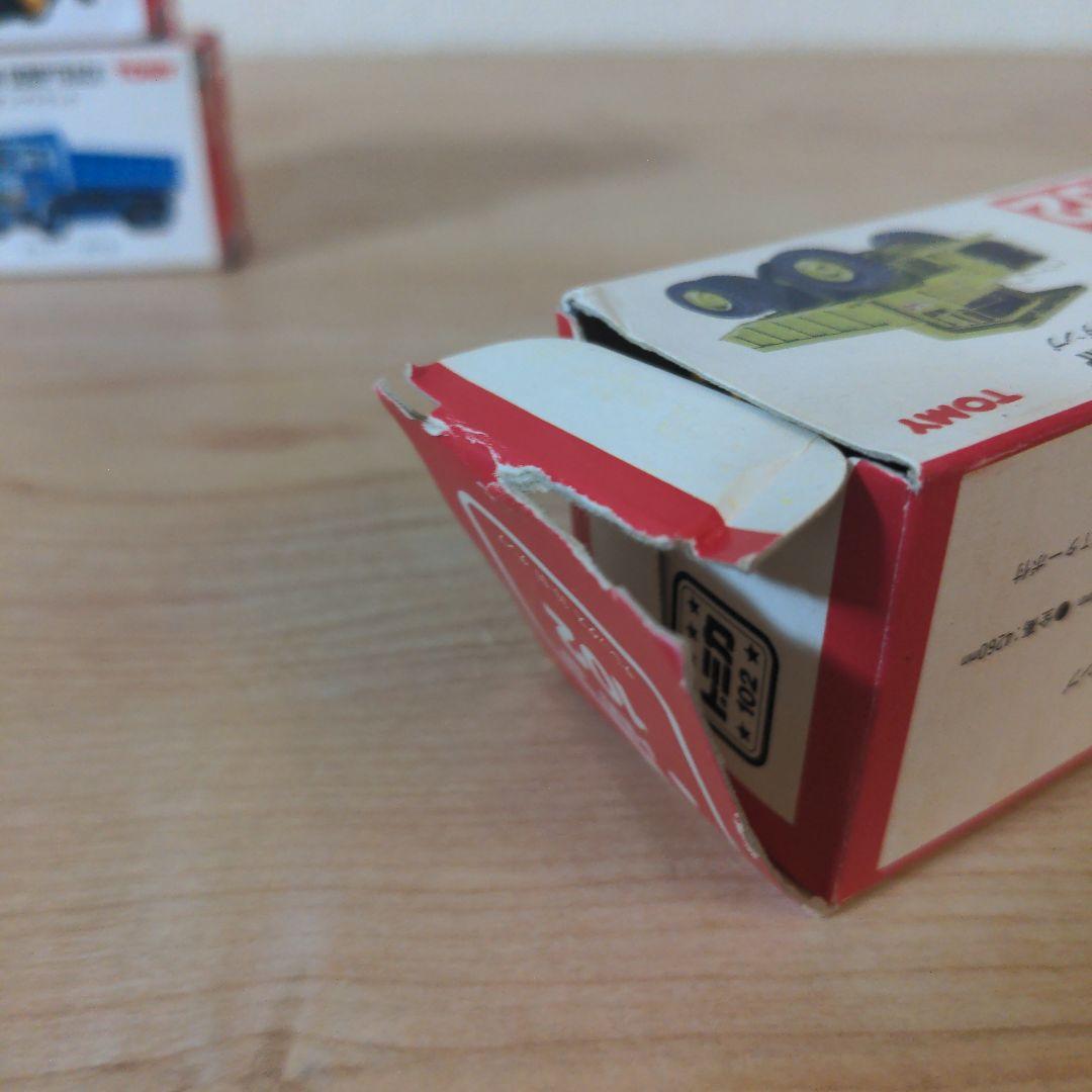 日本製トミカ　道路清掃車　ドルフィンダンプ　テレックスダンプ