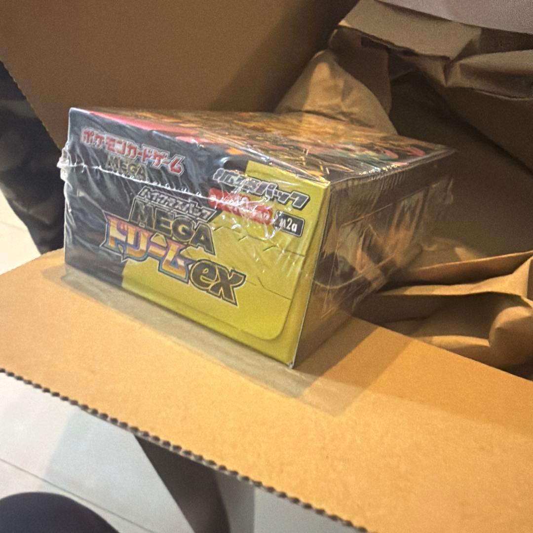 シュリンク付き　ポケセン産　ポケモンカード MEGA ドリームEX 10枚入り