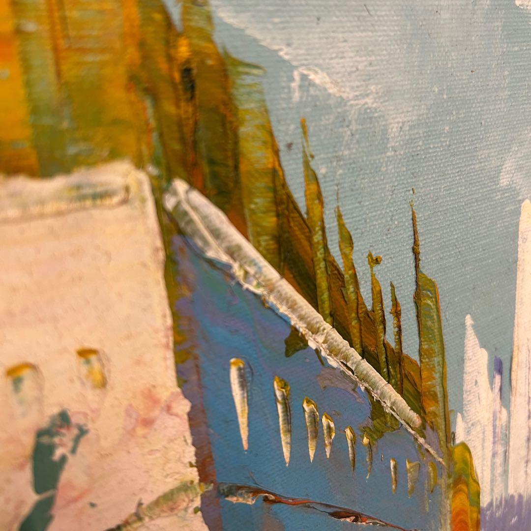 油絵 K.W.PARK 絵画 額付き 油彩 油彩画