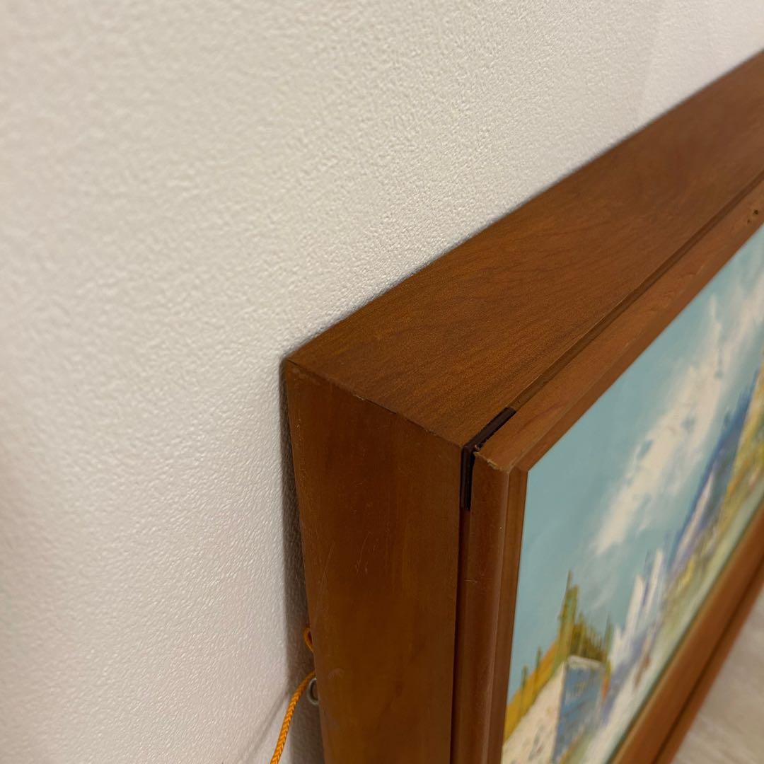 油絵 K.W.PARK 絵画 額付き 油彩 油彩画