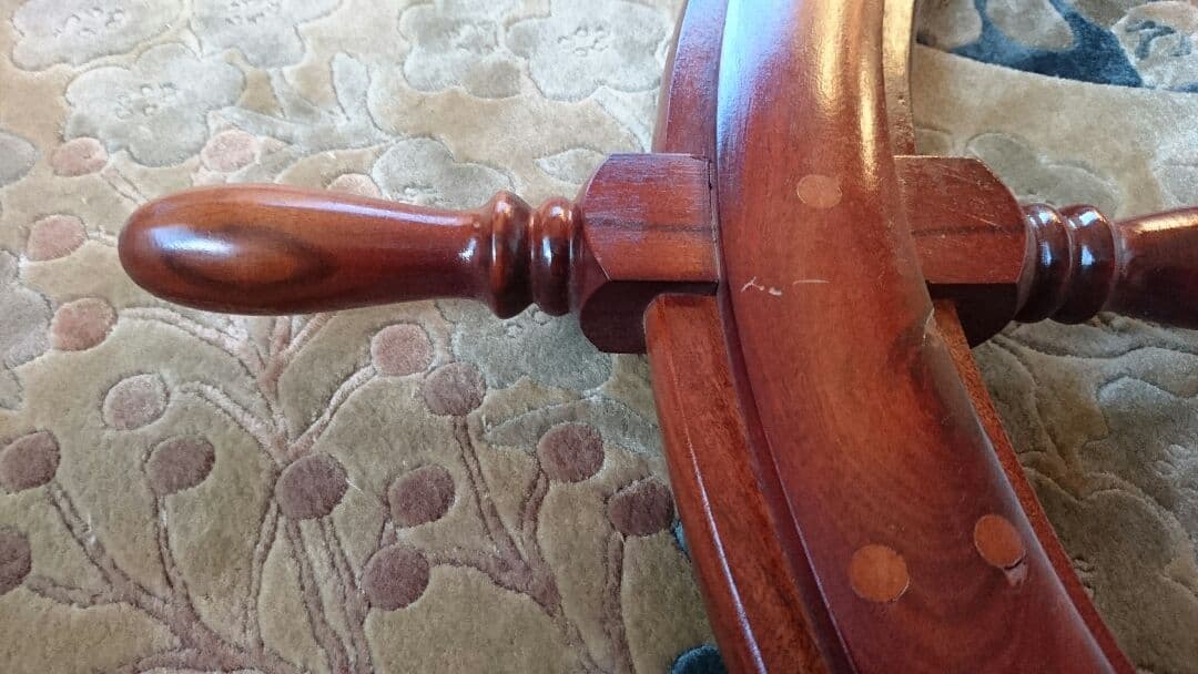 船のハンドル【舵輪】800㍉×800㍉