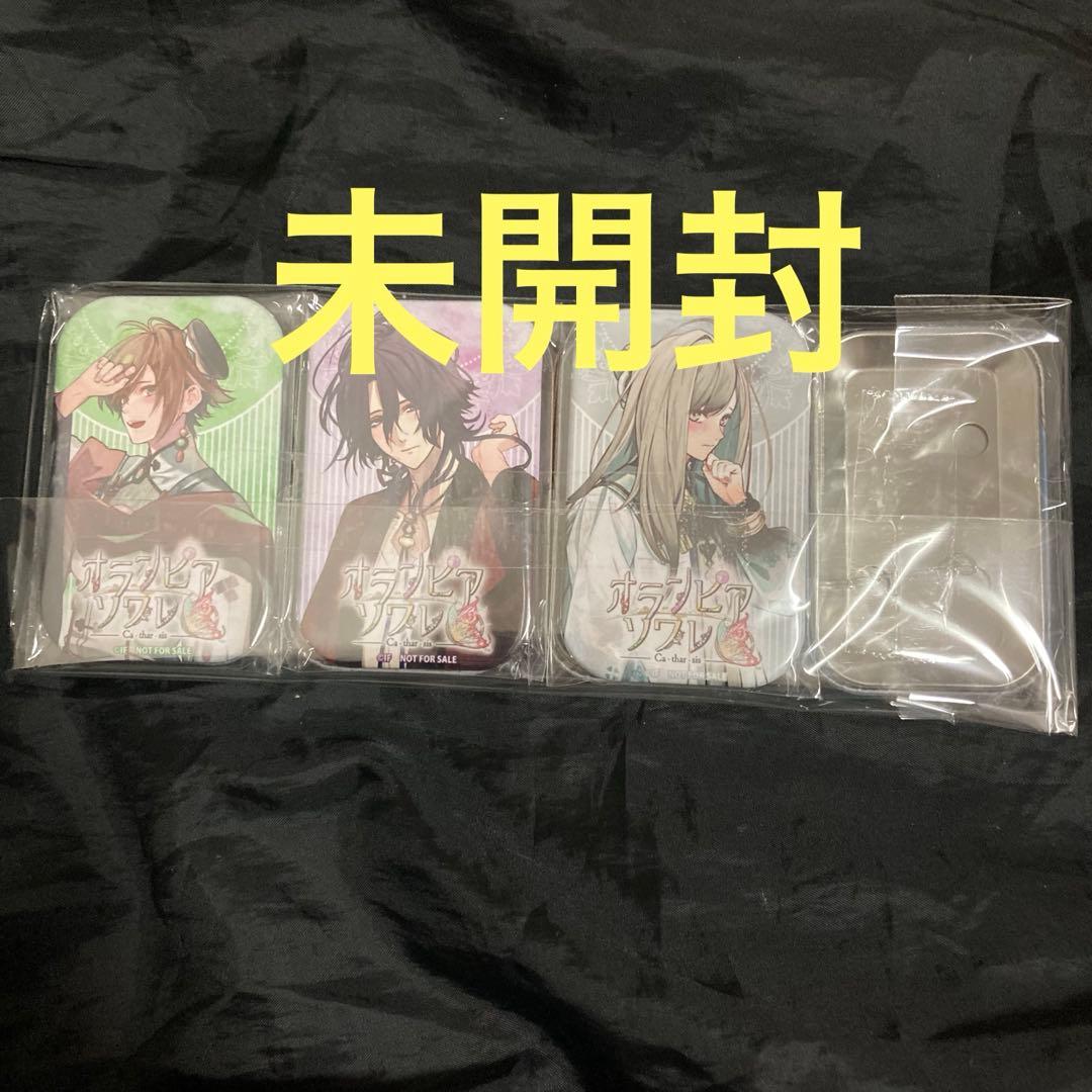 オランピアソワレ 宝島 缶バッジ　オランピア　朱砂　玄葉　璃空　時貞　縁　ヒムカ