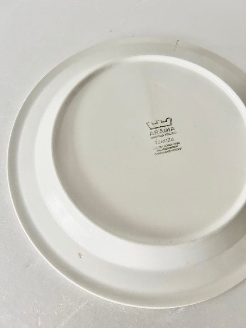 【北欧ヴィンテージ】ARABIA　faenza　24cm　プレート