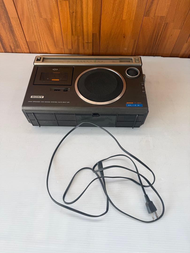 SONY モノラルラジカセ　CF-1980Ⅱ(a66)